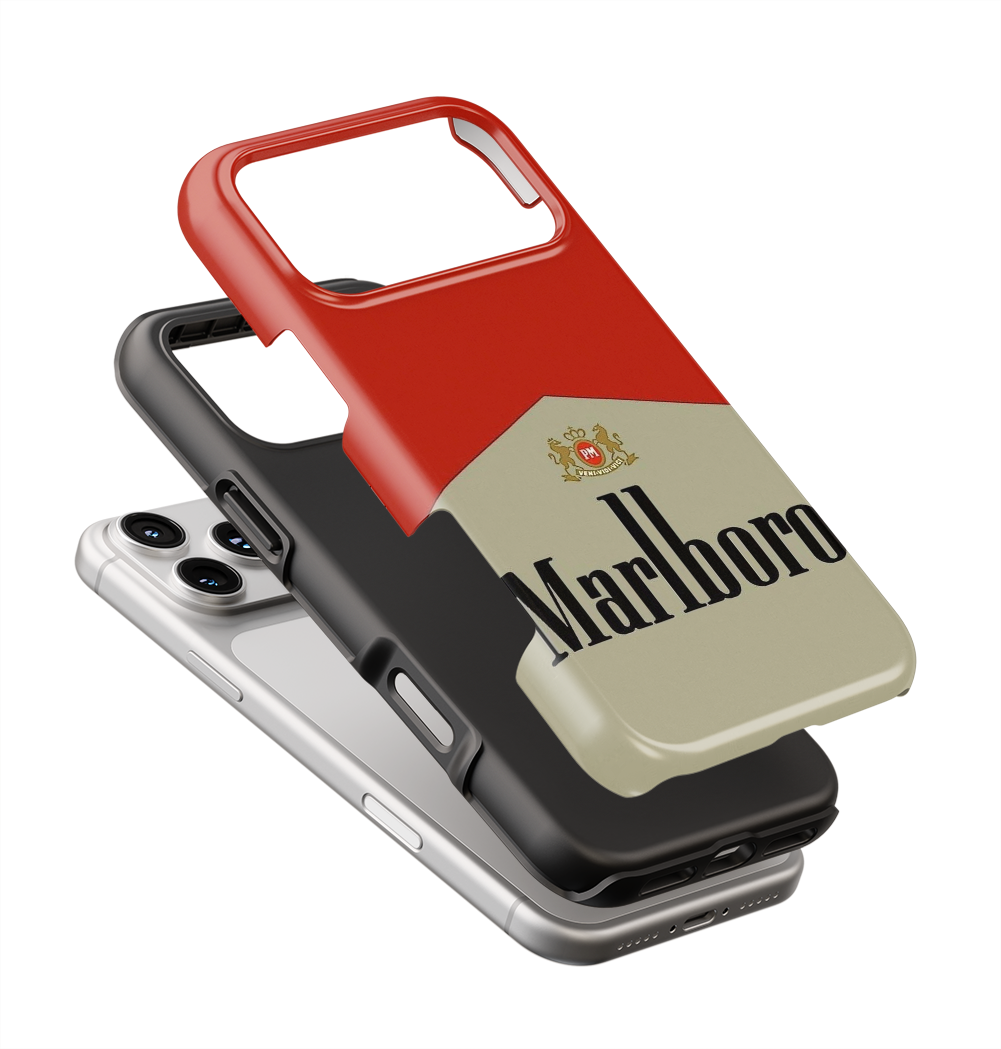 Coque iPhone – Design Cigarette Marlboro Style