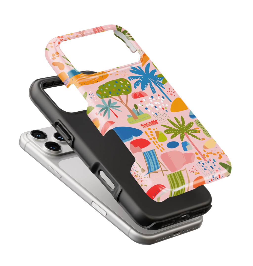 Coque iPhone – Design Summer Pastel Plage & Vacances