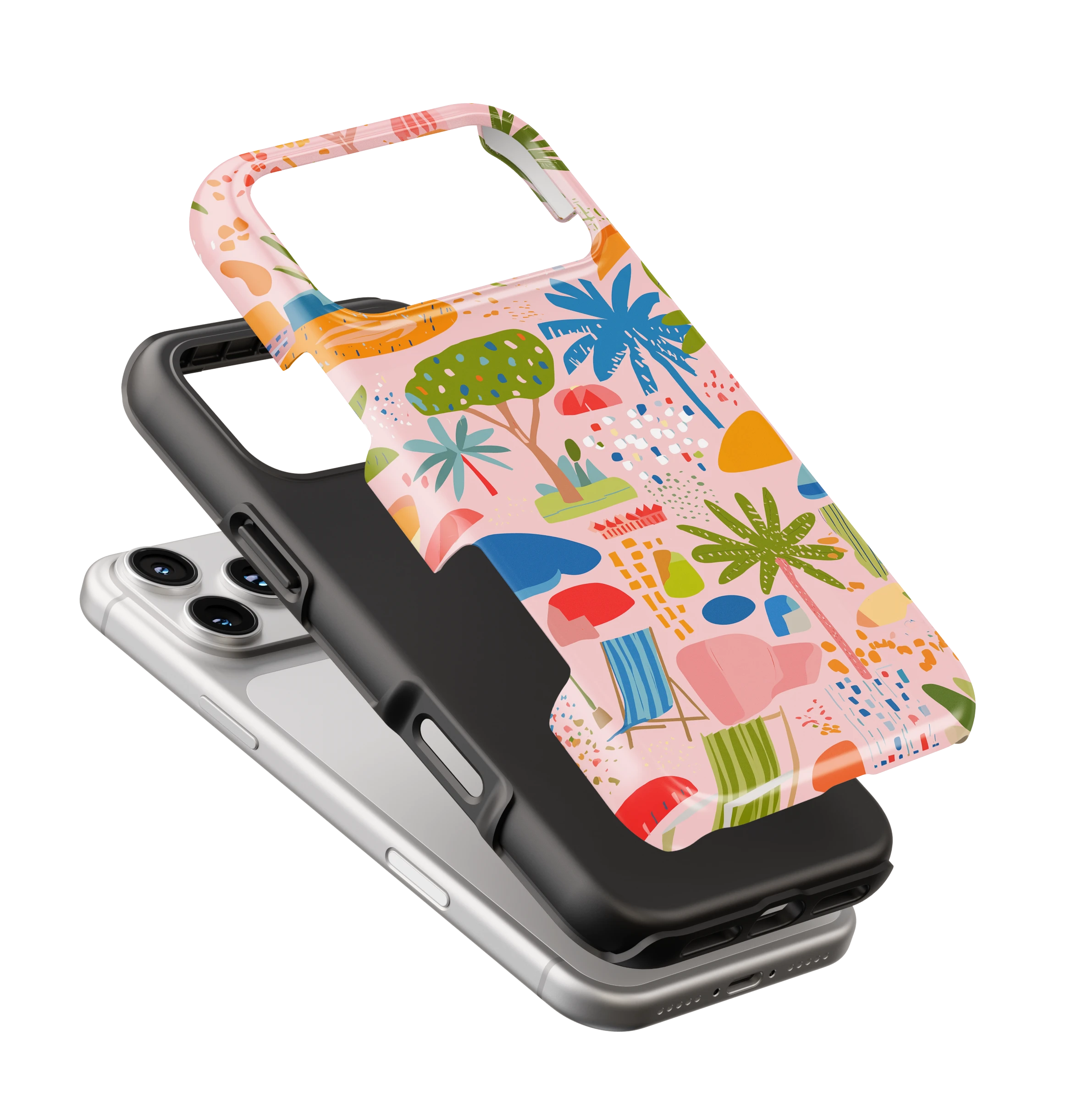 Coque iPhone – Design Summer Pastel Plage & Vacances