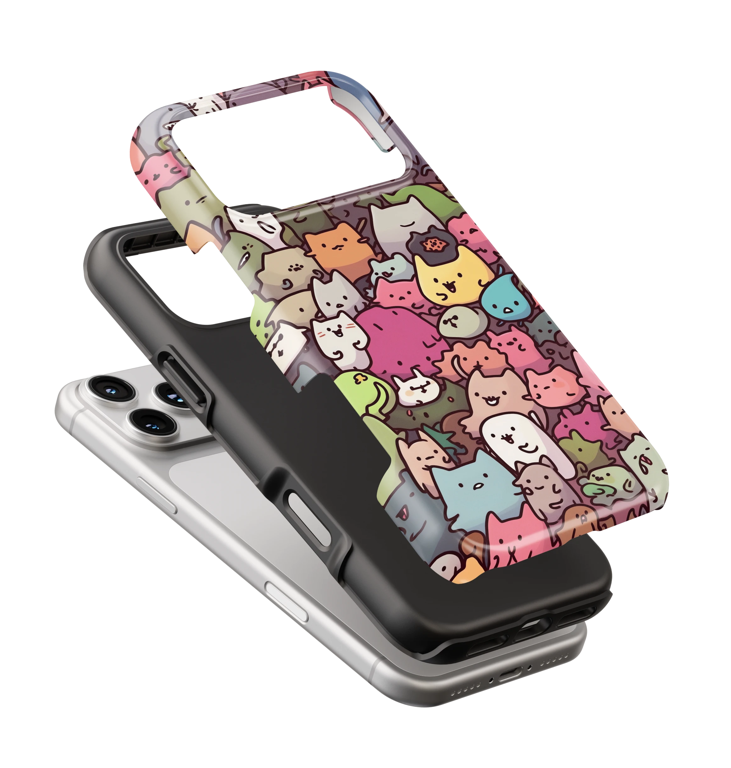 Coque iPhone – Design Animaux Kawaii