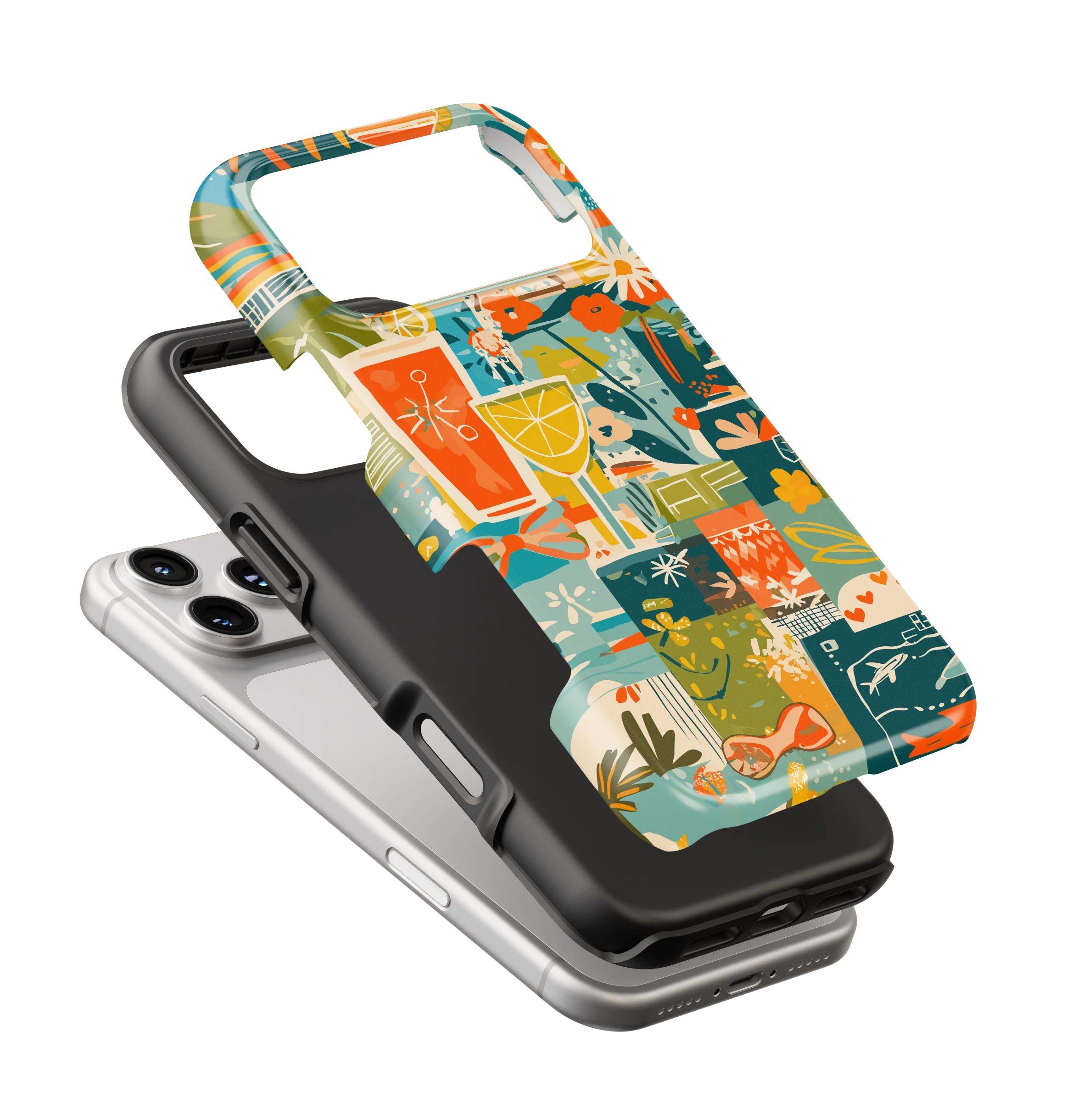 Coque iPhone – Design Summer Coloré & Lifestyle Tropical