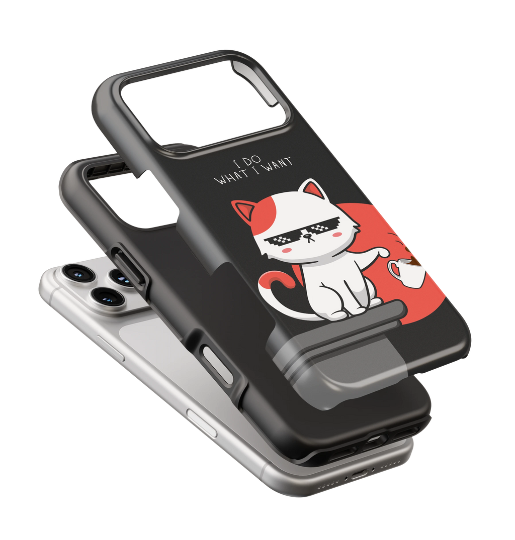 Coque iPhone – Cat Boss “I Do What I Want”