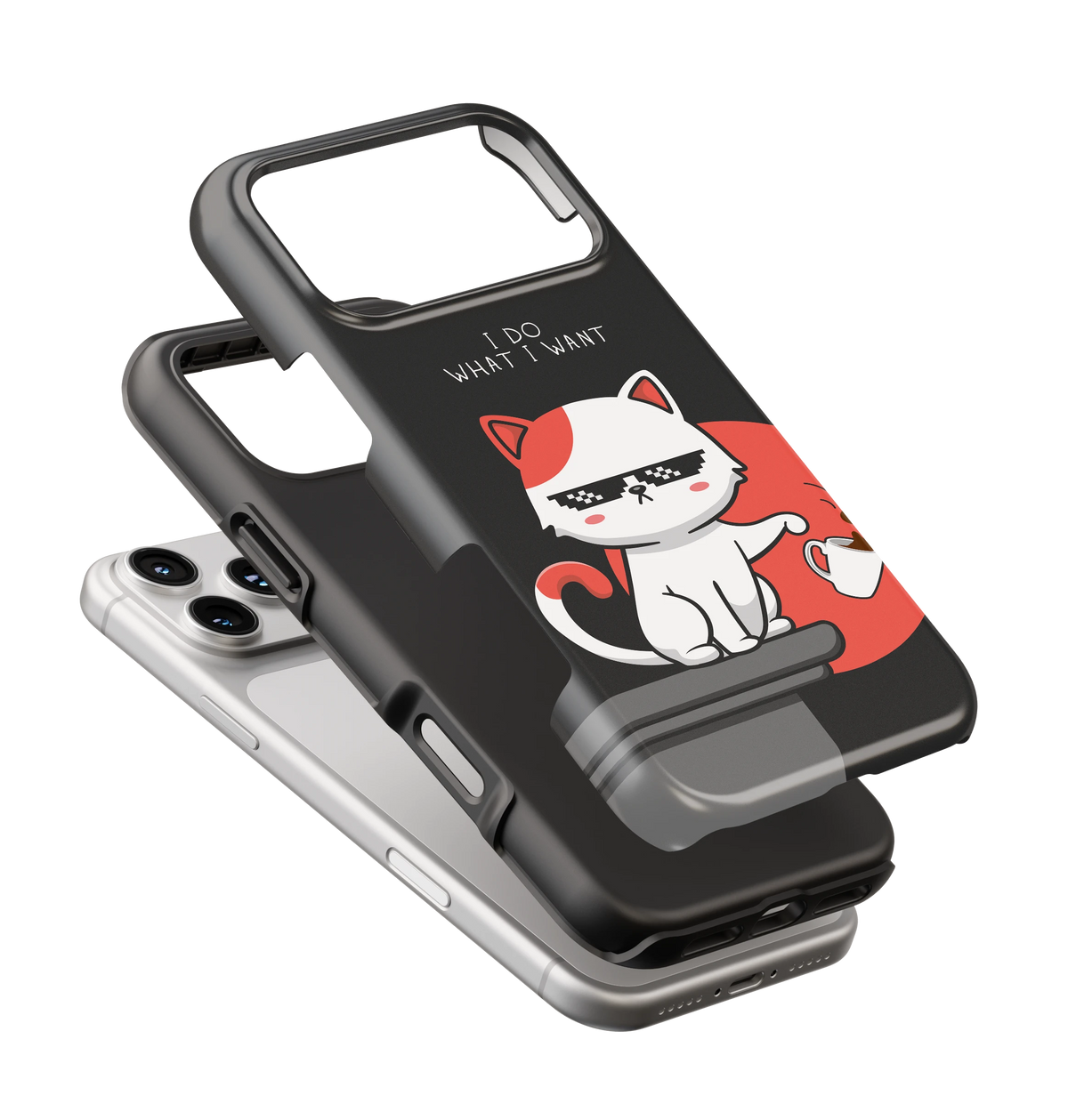 Coque iPhone – Cat Boss “I Do What I Want”
