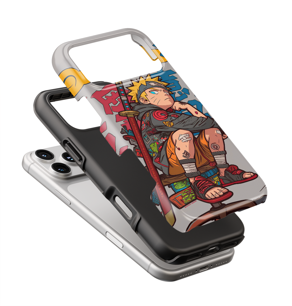 Coque iPhone Anime – Design Naruto Uzumaki Style Street Art
