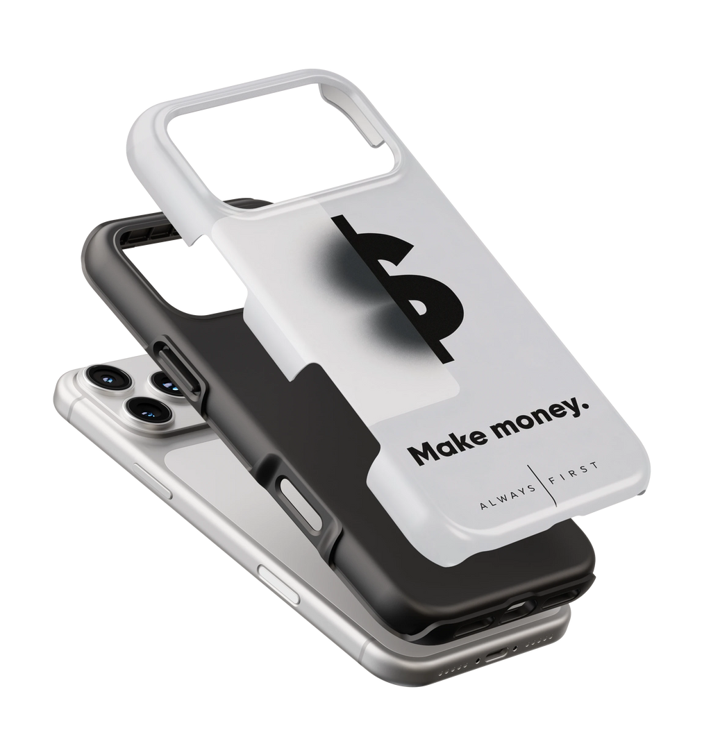 Coque iPhone – Make Money Always First