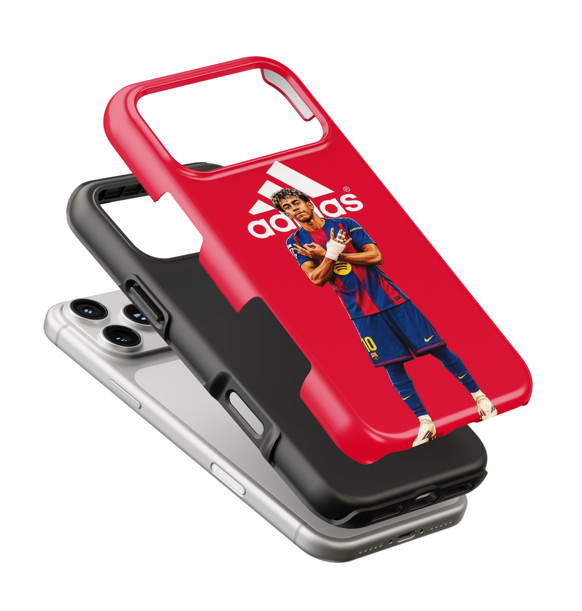 Coque iPhone – Design Foot Barcelona Red