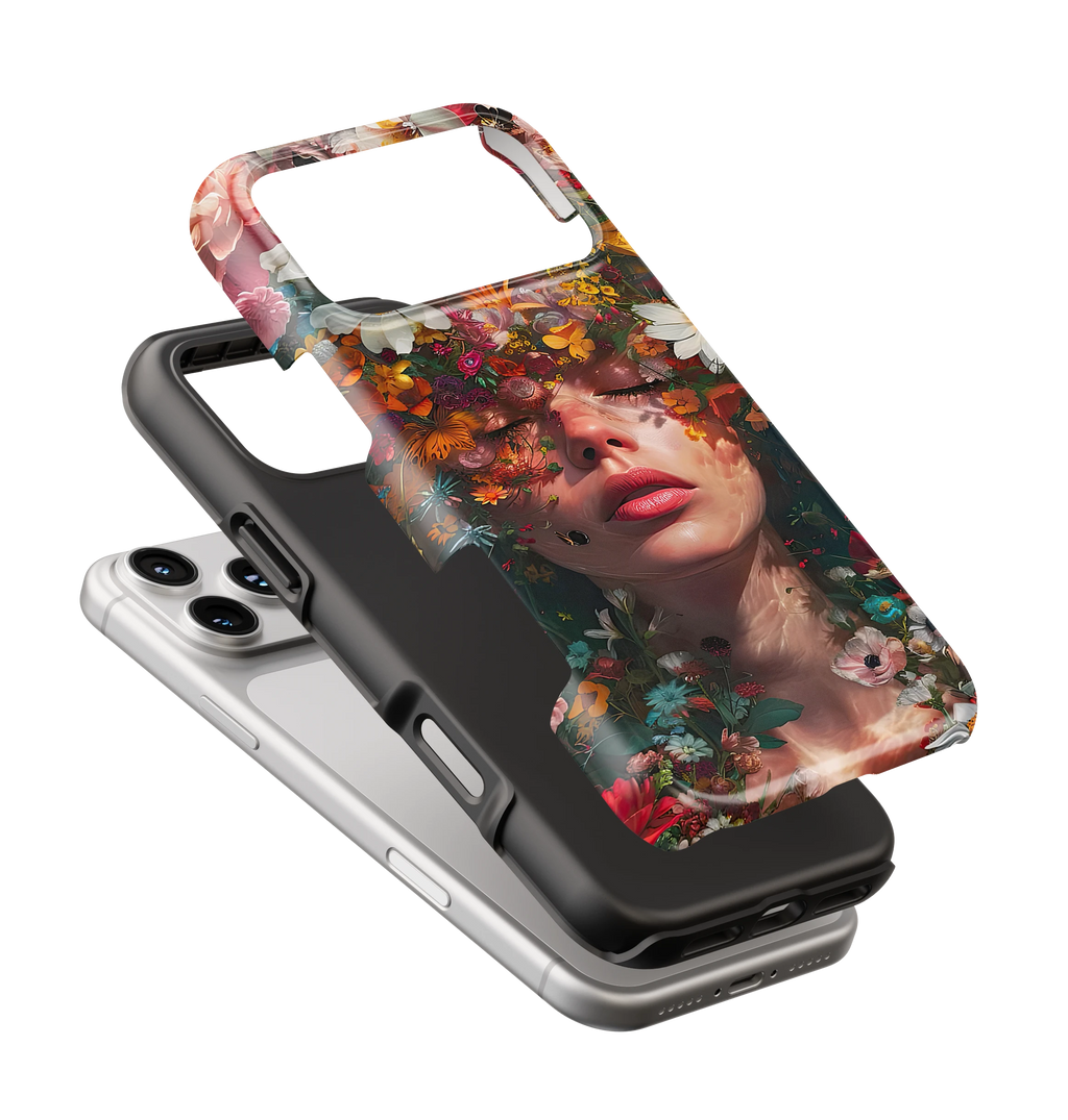 Coque iPhone Femme Florale Artistique