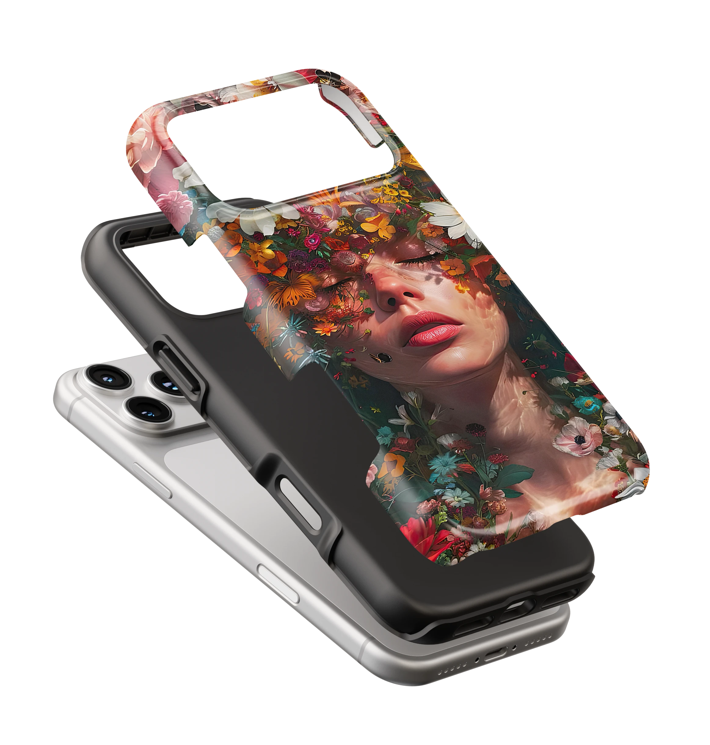 Coque iPhone Femme Florale Artistique