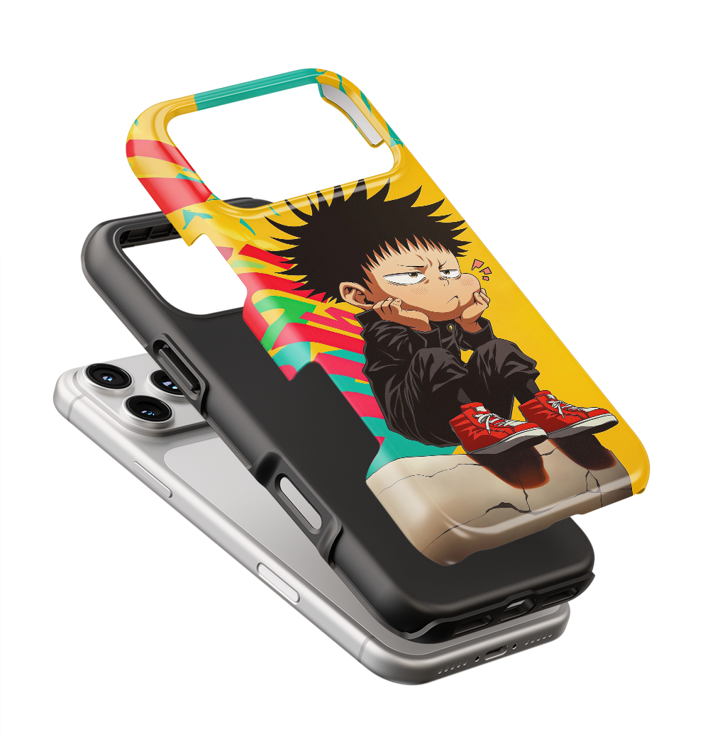 Coque iPhone Anime – Megumi Fushiguro Street Style