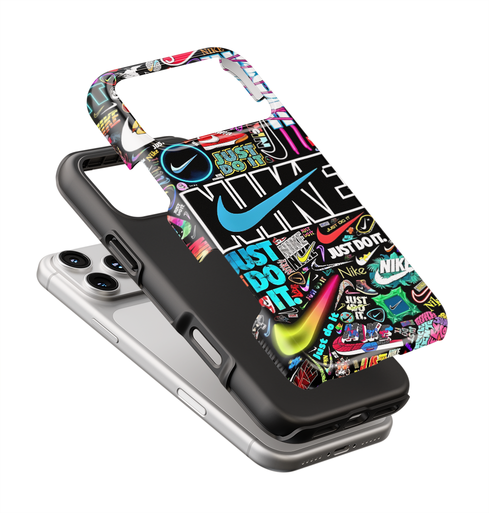 Coque iPhone – Design Streetwear Nike Multicolore