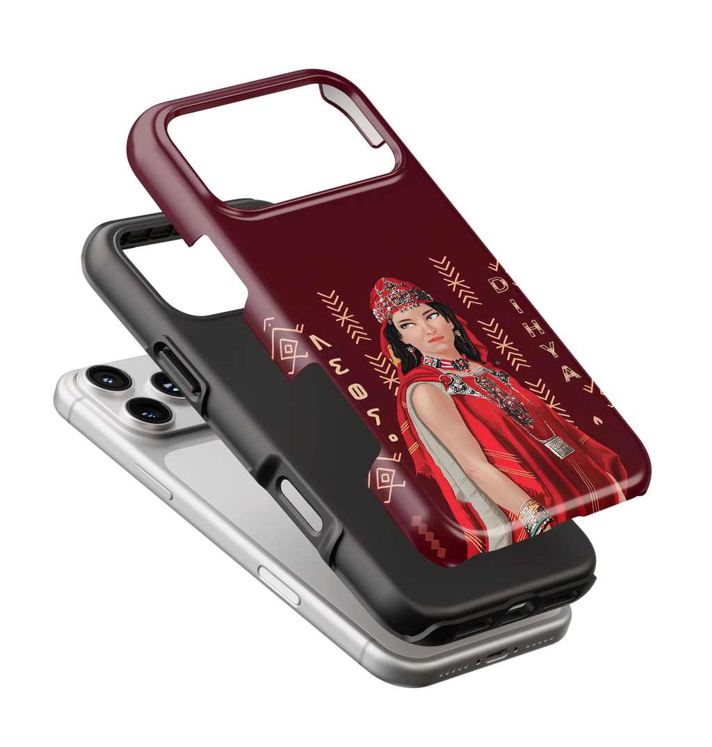 Coque iPhone – Design Amazigh Traditionnel “Dihya”