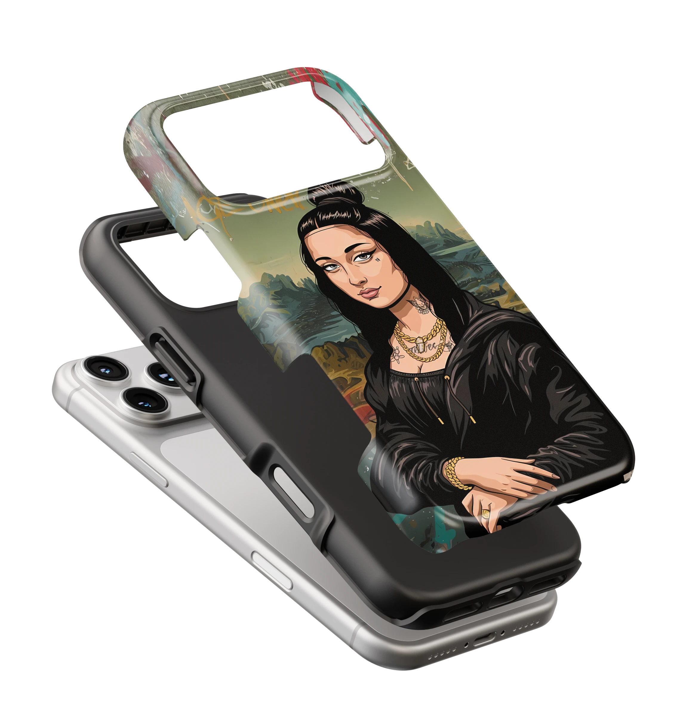 Coque iPhone Mona Lisa Street Style