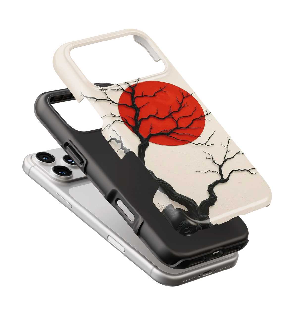 Coque iPhone – Japanese Red Sun