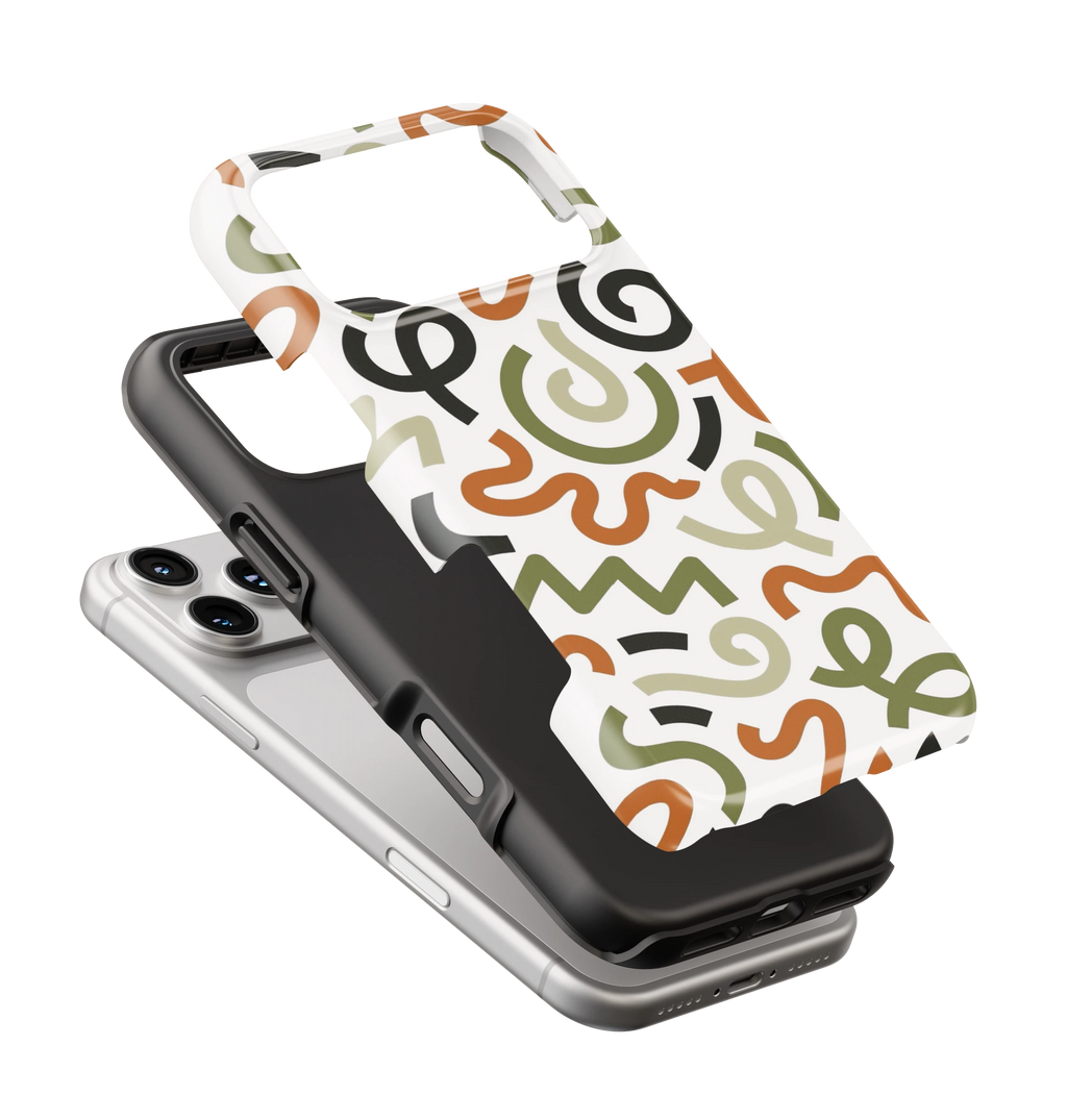 Coque iPhone – Design Abstrait Bohème