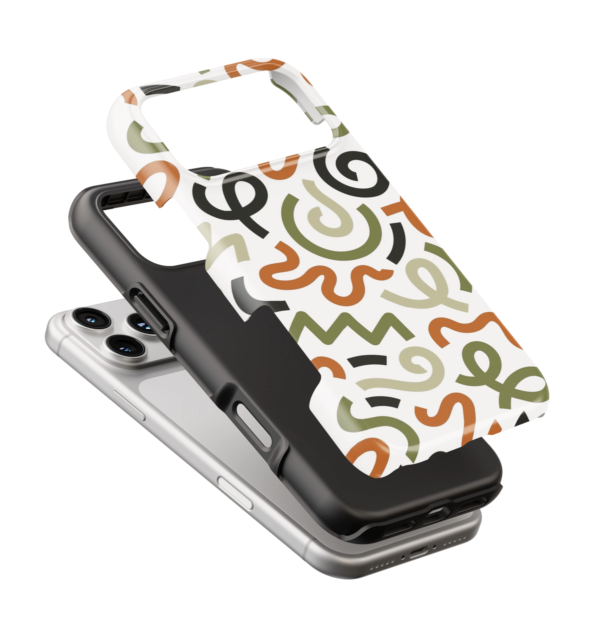 Coque iPhone – Design Abstrait Bohème