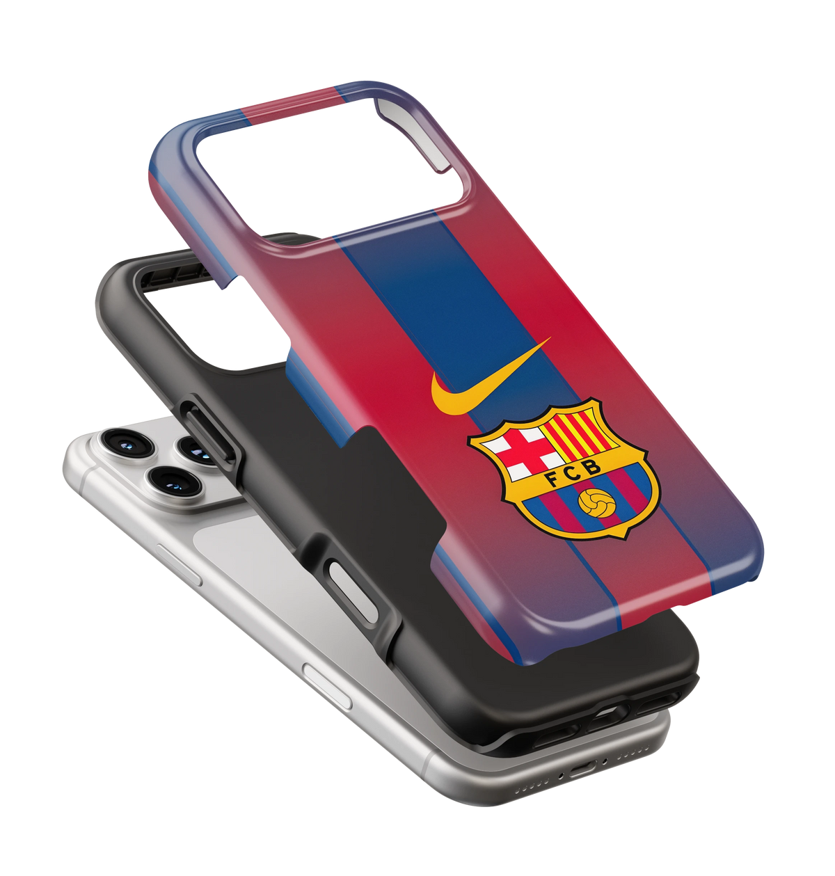 Coque iPhone – Design FC Barcelone Stripes