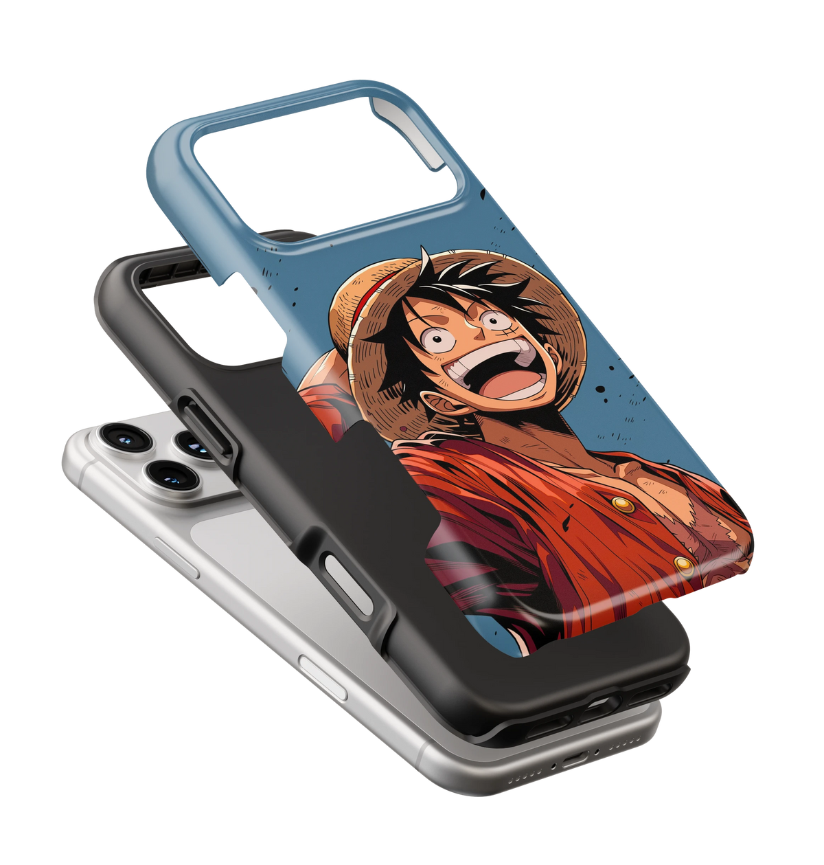 Coque iPhone Luffy – Design Rouge | One Piece