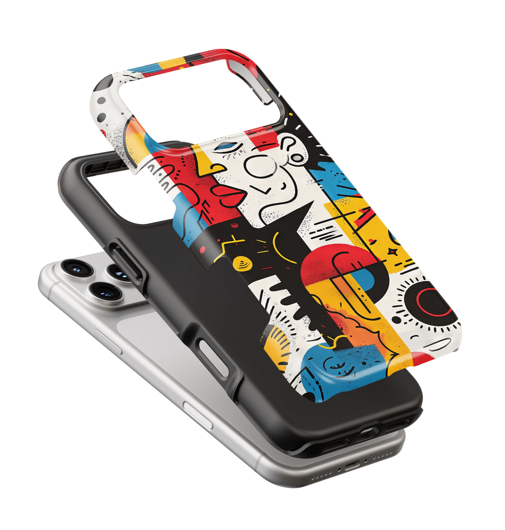 Coque iPhone – Design Abstrait Pop Art
