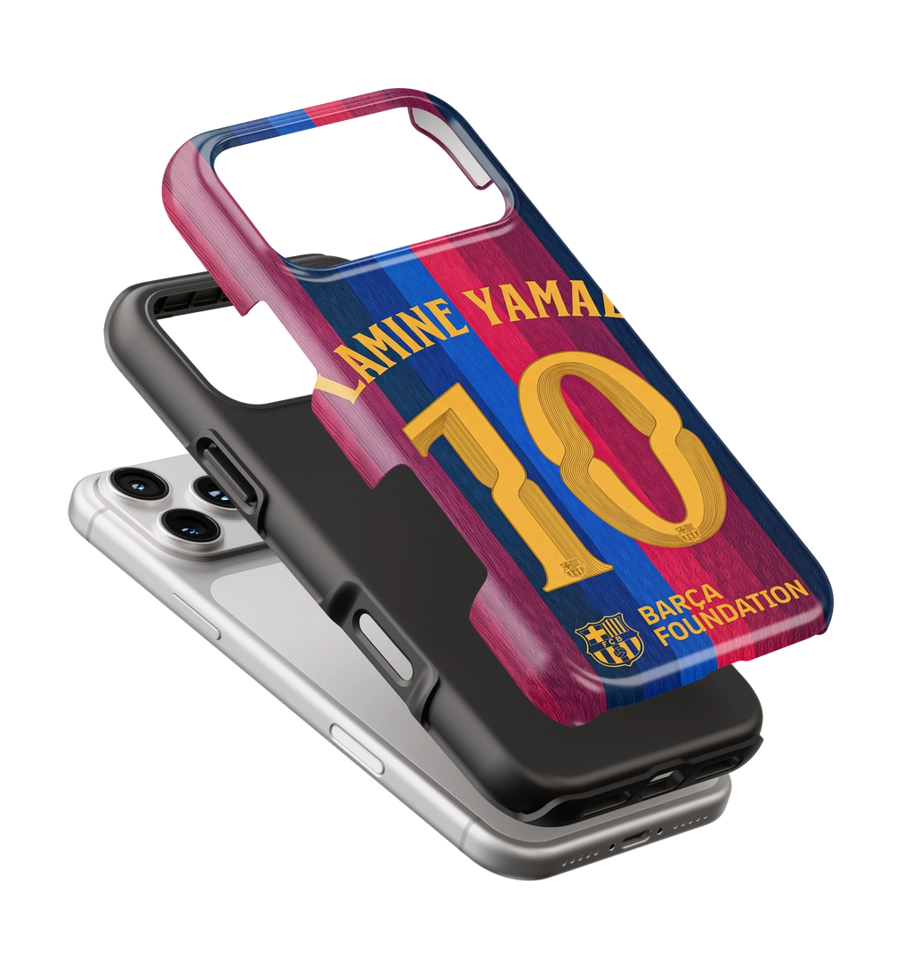 Coque iPhone Lamine Yamal – Design Barça | FC Barcelone