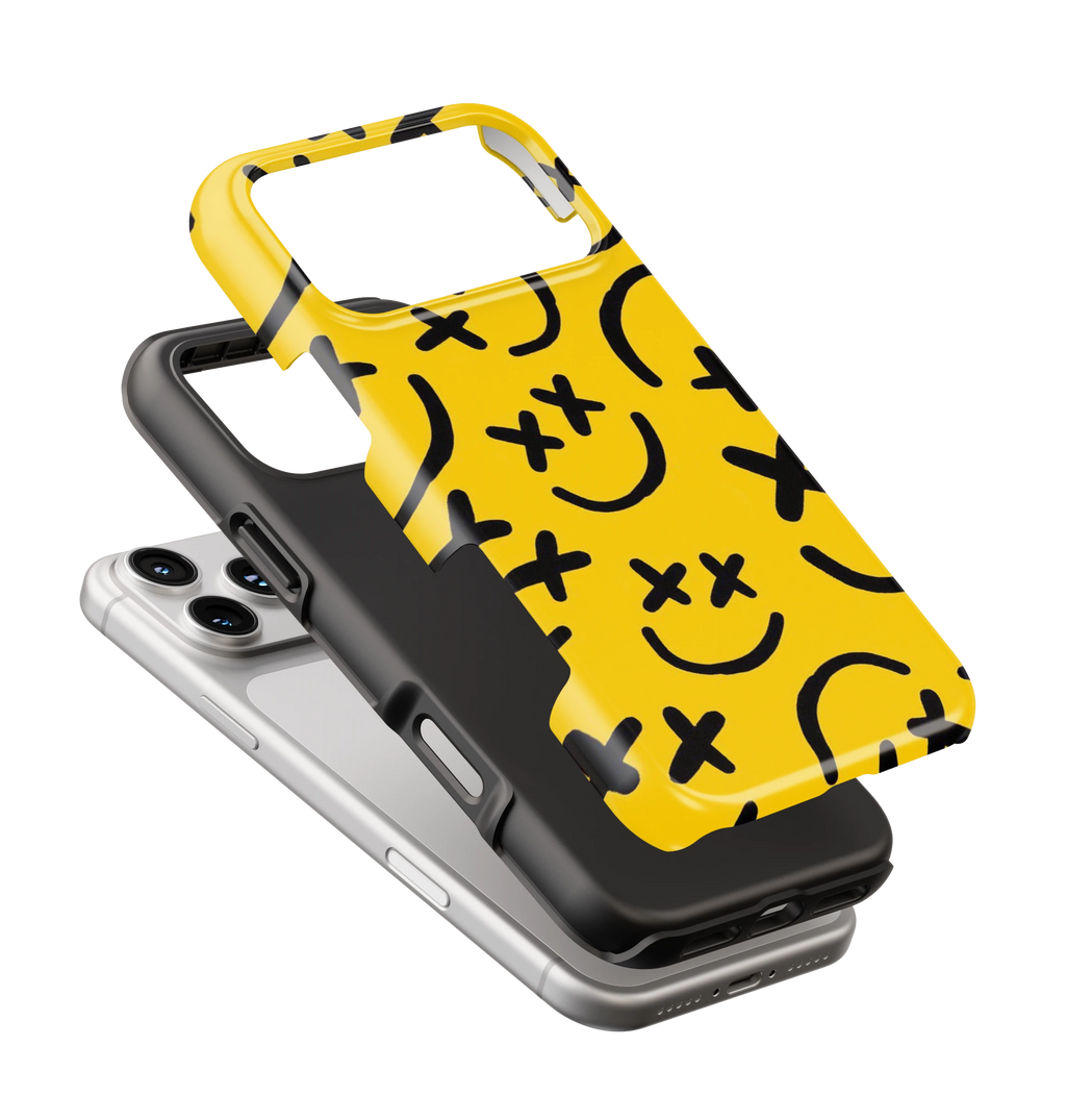 Coque iPhone – Design Smiley Yellow