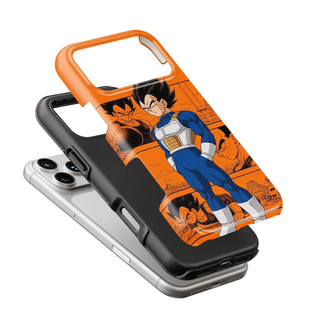 Coque iPhone Vegeta – Style Orange | Dragon Ball