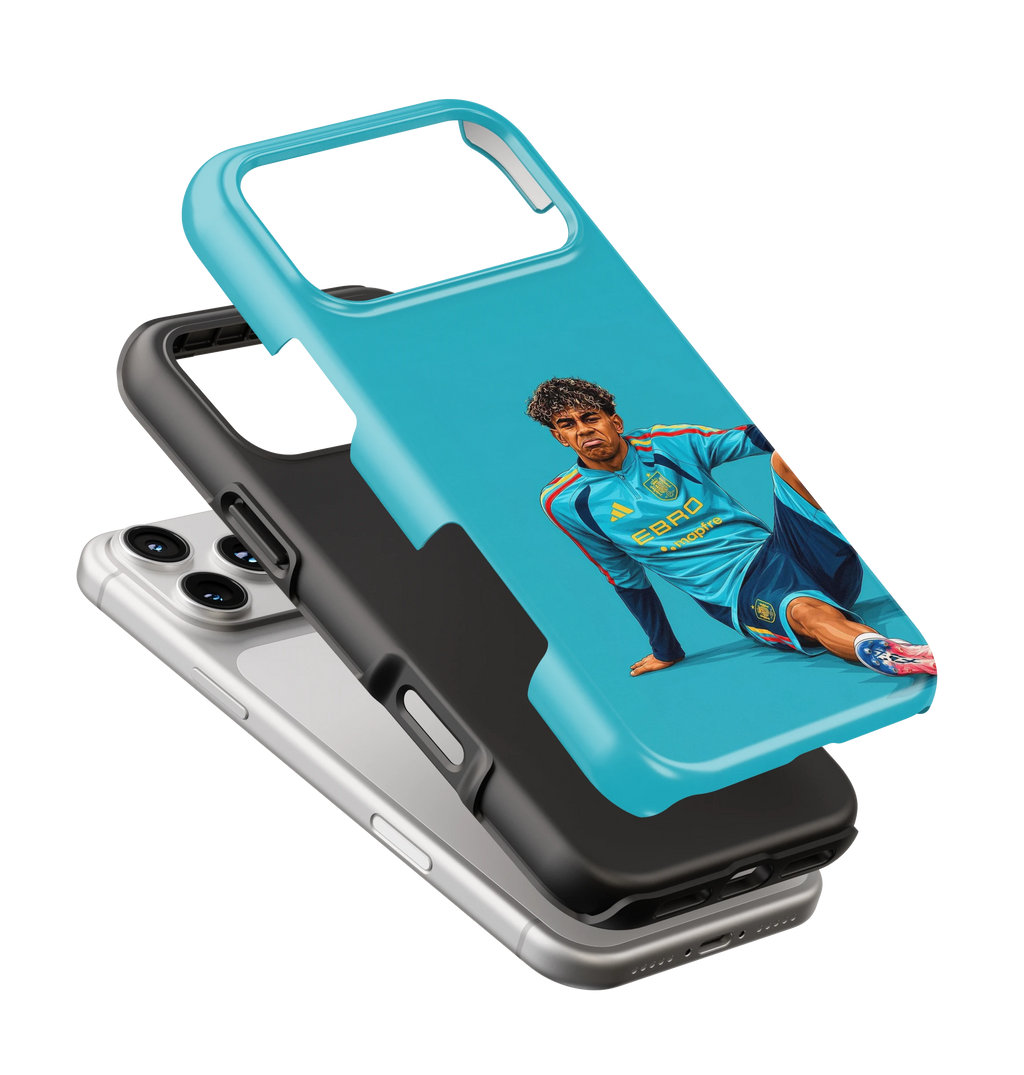 Coque iPhone Lamine Yamal – Style Bleu | Espagne
