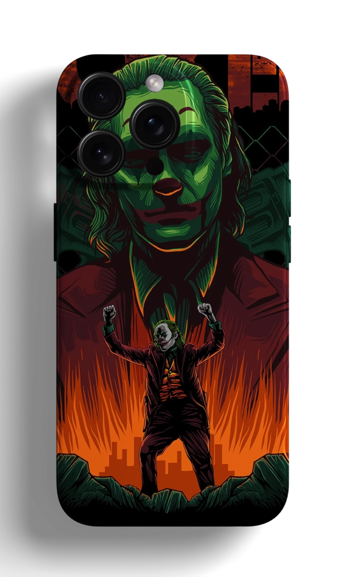Coque iPhone Joker Design Énergique et Sombre – Image 1