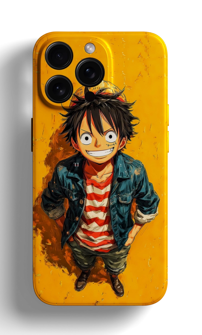 Coque iPhone Luffy Design Coloré et Dynamique d'One Piece – Image 1