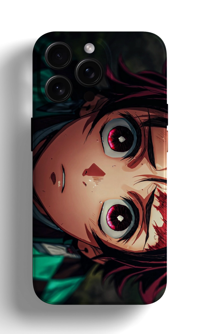 Coque iPhone Tanjiro Kamado Design Émotionnel de Demon Slayer – Image 1