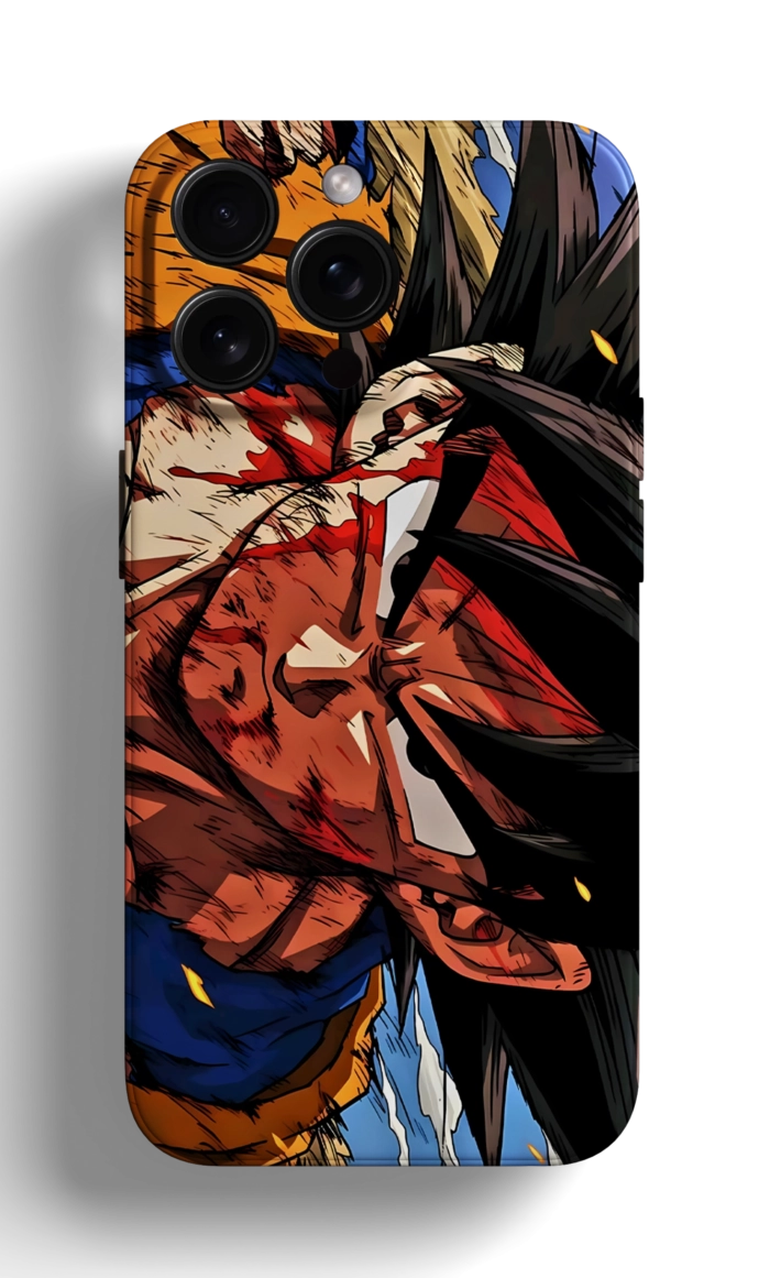 Coque iPhone Goku en Action avec Détails Épiques – Image 1