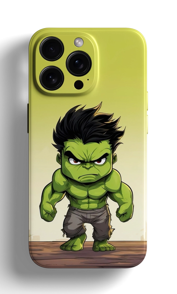 Coque iPhone - Hulk dans un Style Cartoon – Image 1