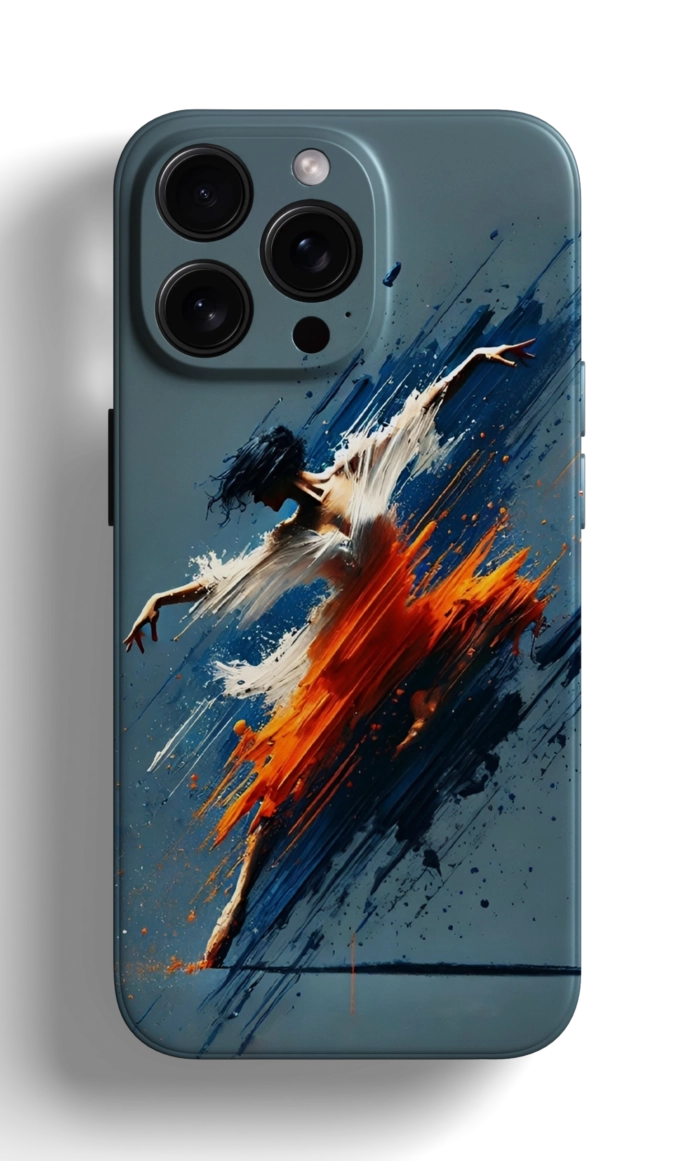Coque iPhone avec Danseuse en Mouvement Artistique – Image 1