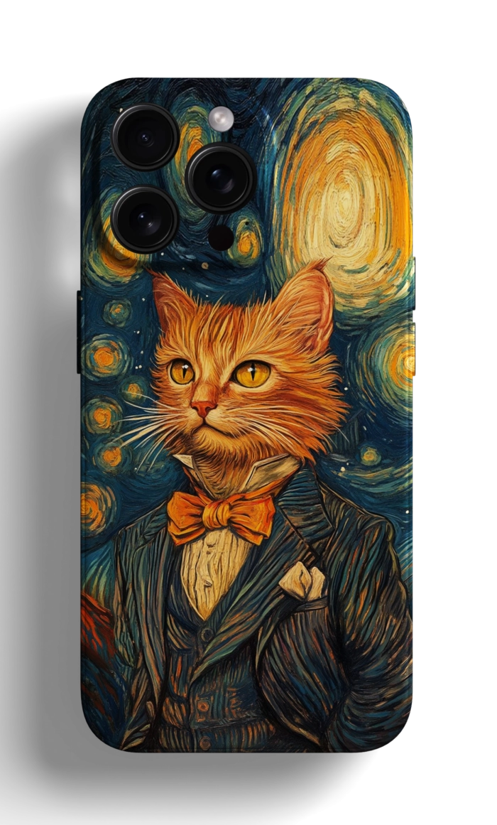 Coque iPhone avec un Chat en Costume – Image 1