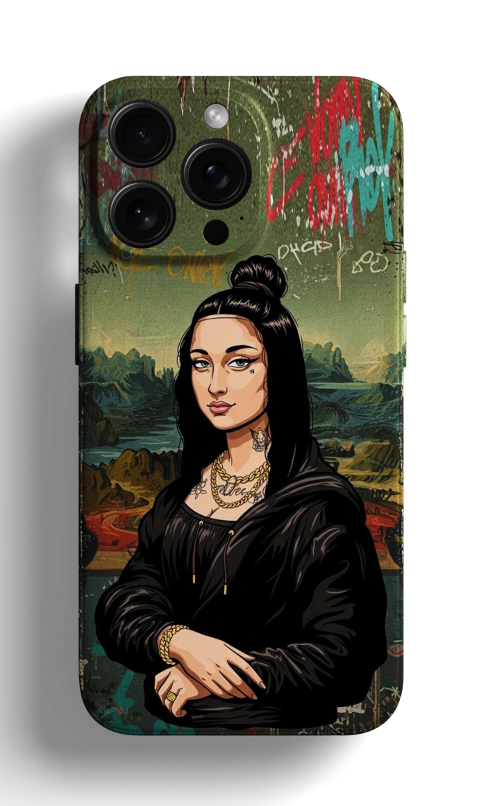 Coque iPhone avec un Design Art Mona lisa – Image 1