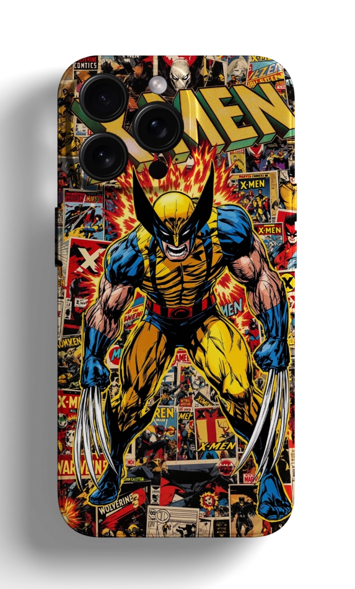 Coque iPhone Wolverine X-Men Design Coloré – Image 1