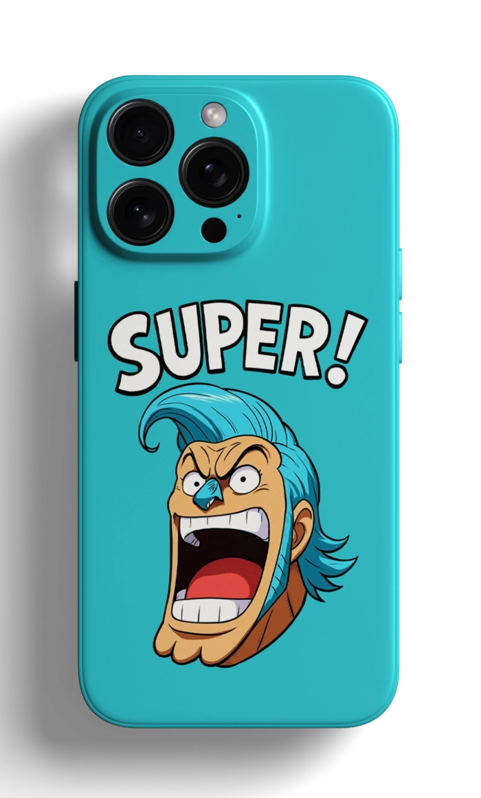 Coque iPhone Franky One Piece Design Énergique – Image 1